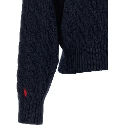 Blue Wool Cardigan