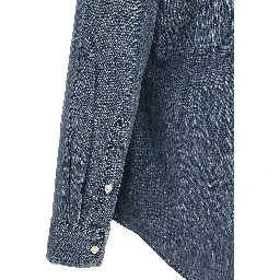 Blue Cotton Blouse