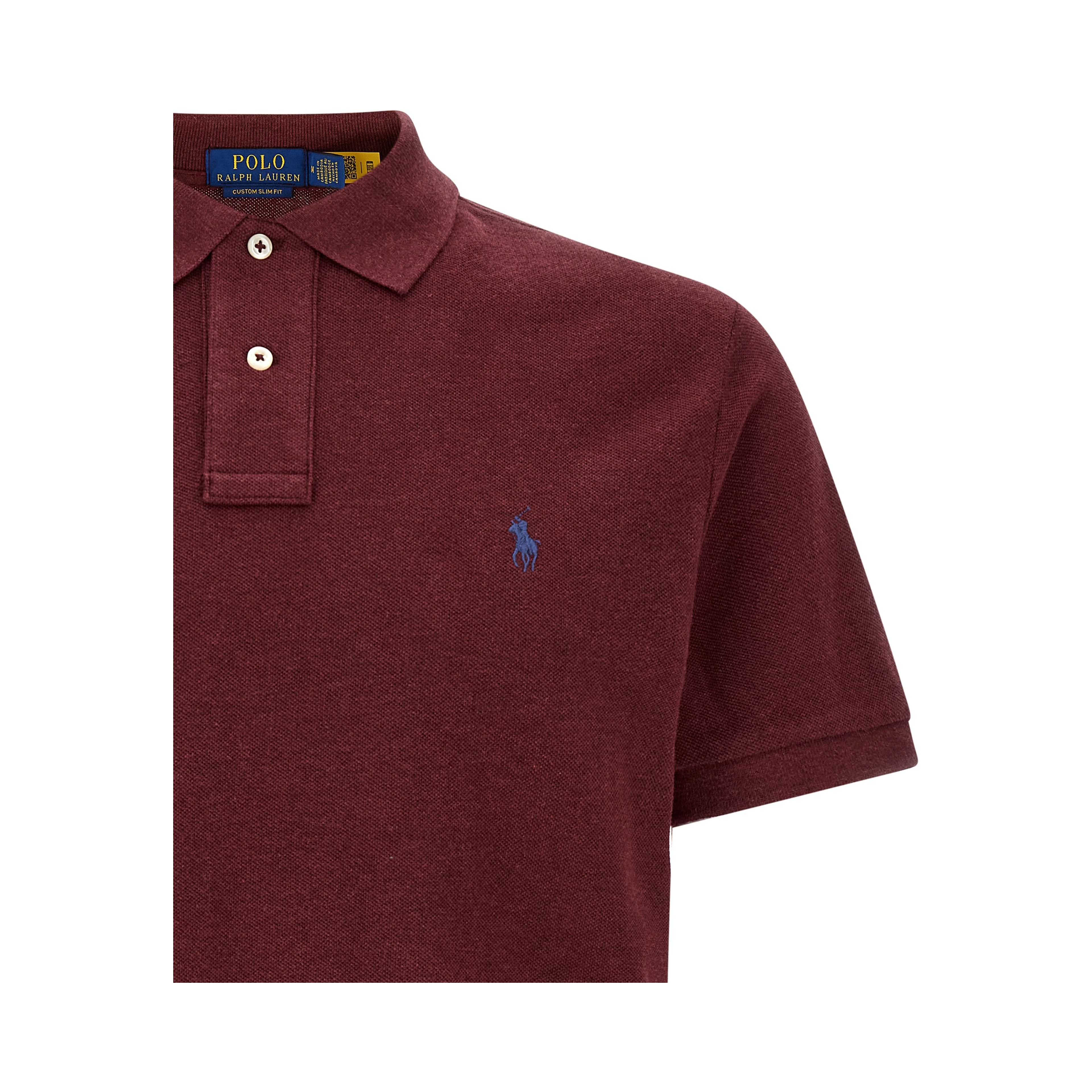 Bordeaux Cotton Polo Shirt