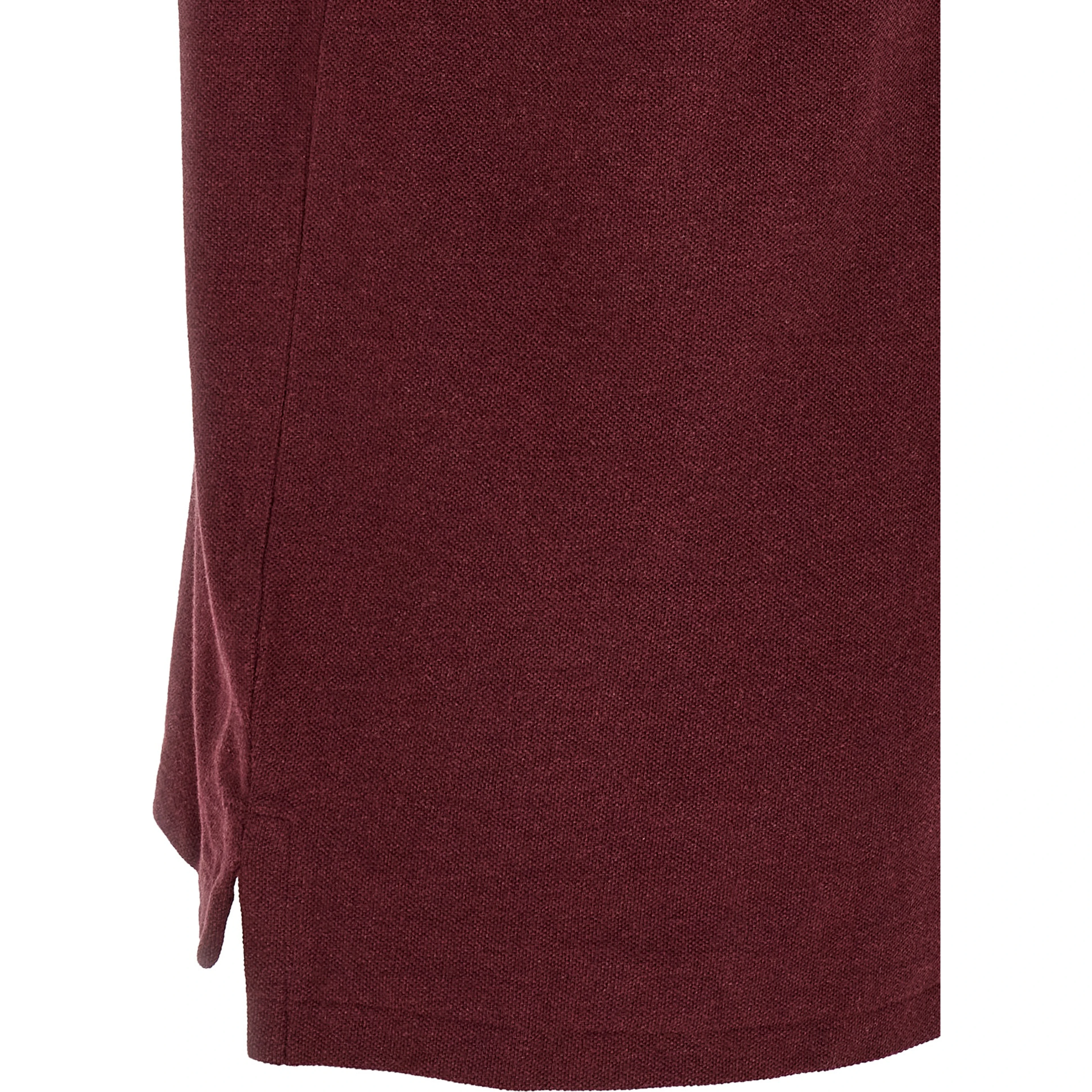 Bordeaux Cotton Polo Shirt