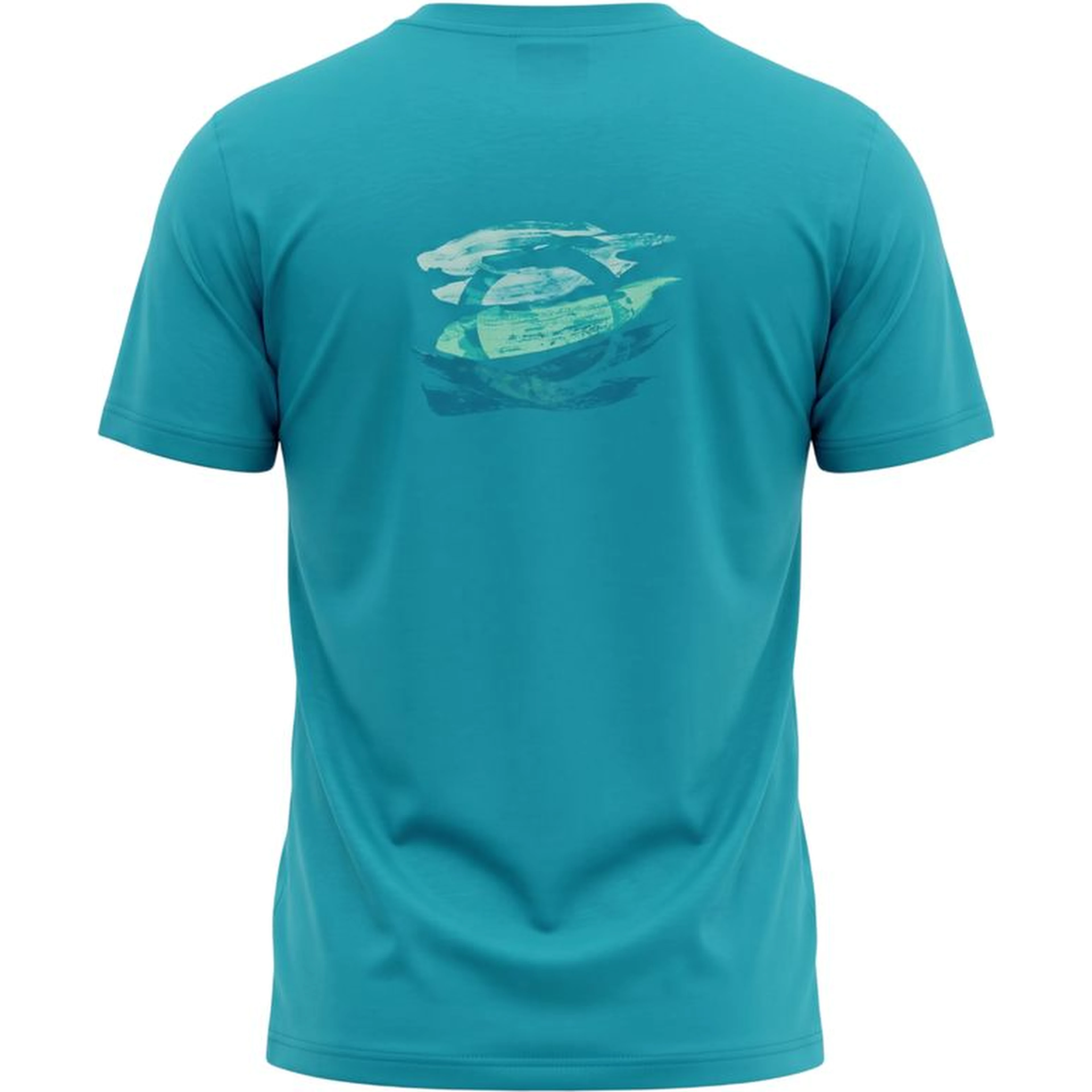 Light Blue Cotton Men T-Shirt