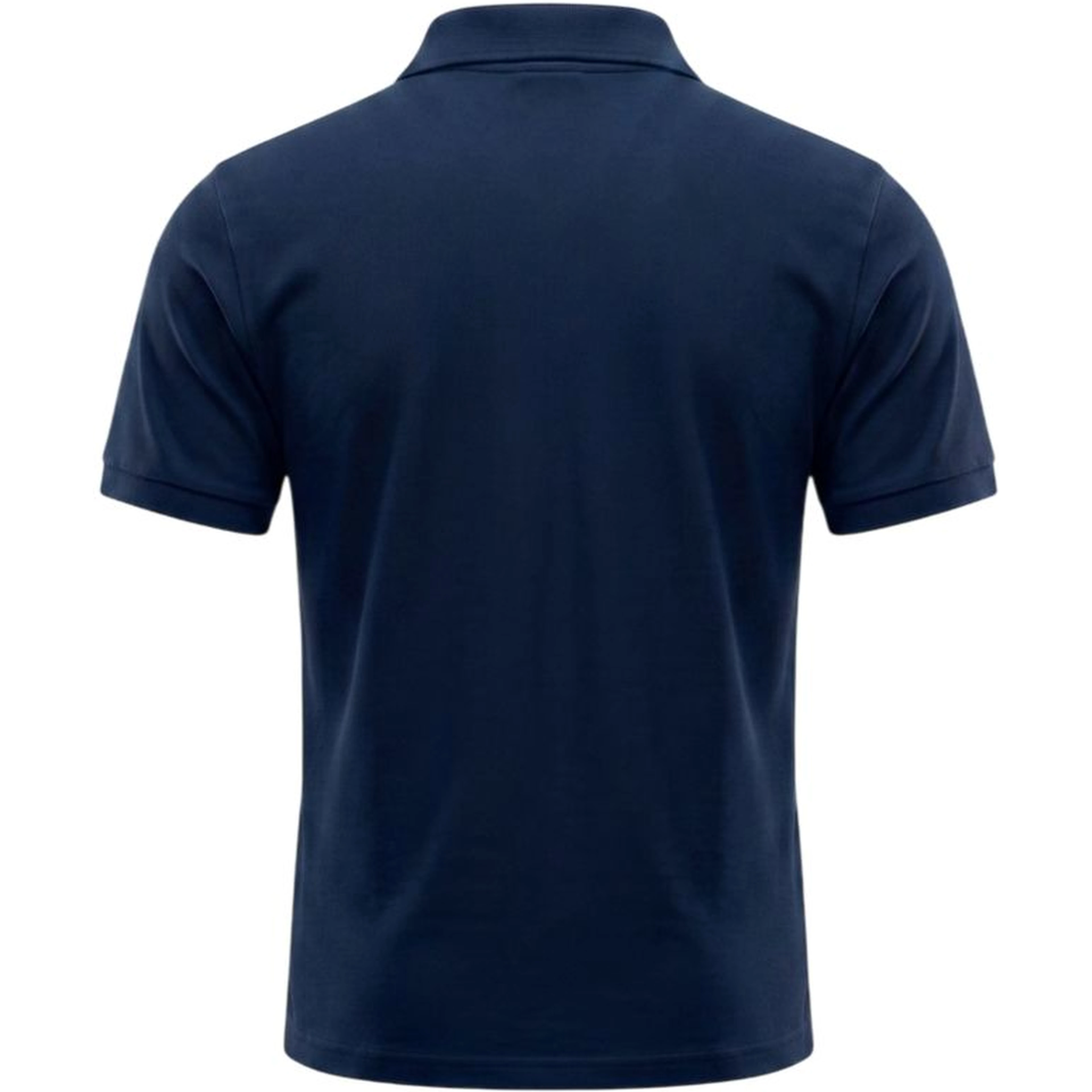 Blue Cotton Men's Polo Shirt