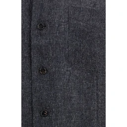 Gray Linen Pattern Shirt