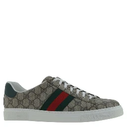 Beige Rubber Low Top Sneakers