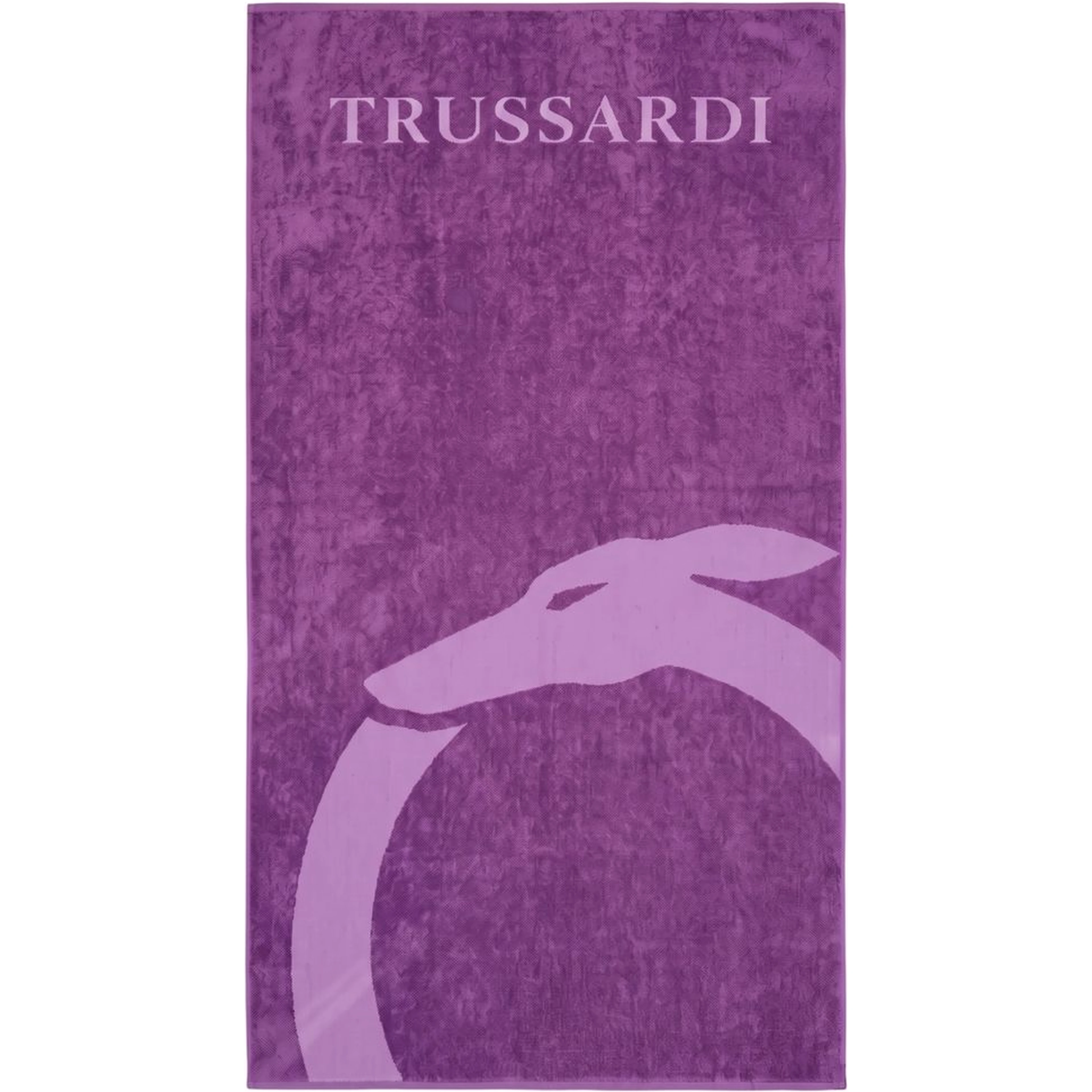 Purple Cotton Men Swim Towel
