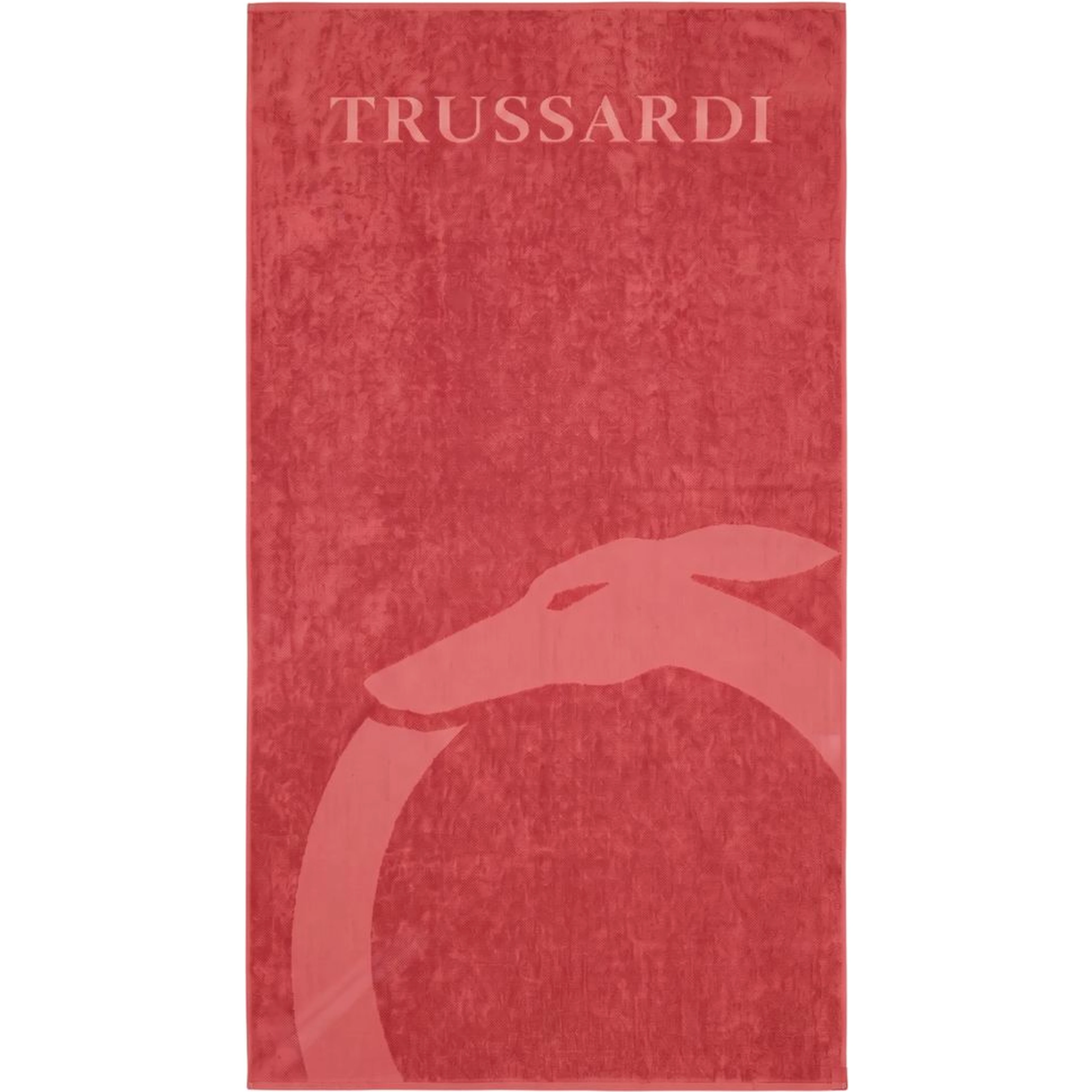 Red Cotton Men Swim Towel