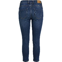 Blue Cotton Women's Jeans