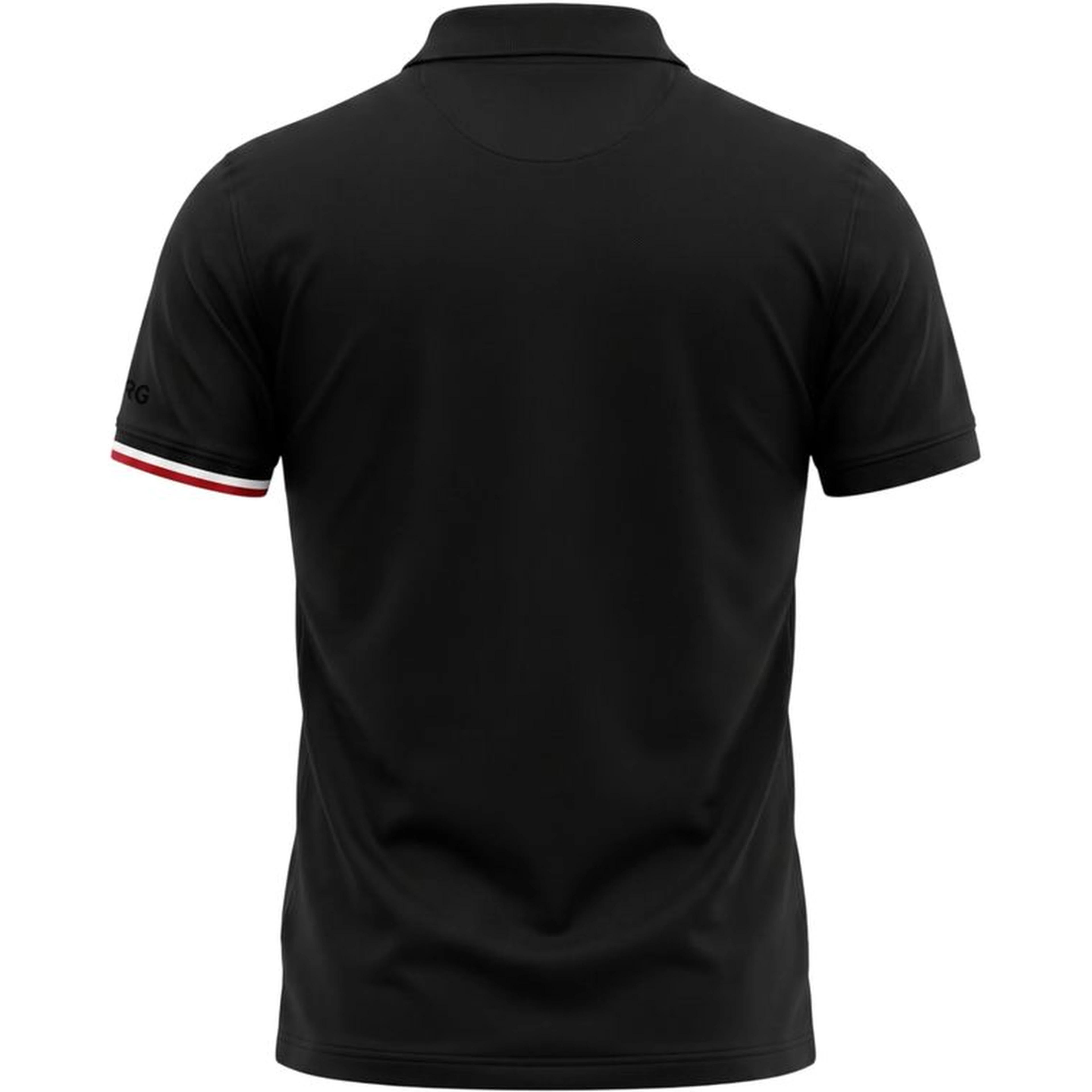 Black Cotton Polo Shirt