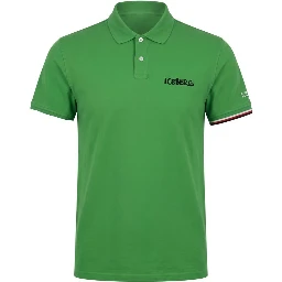 Green Cotton Polo Shirt