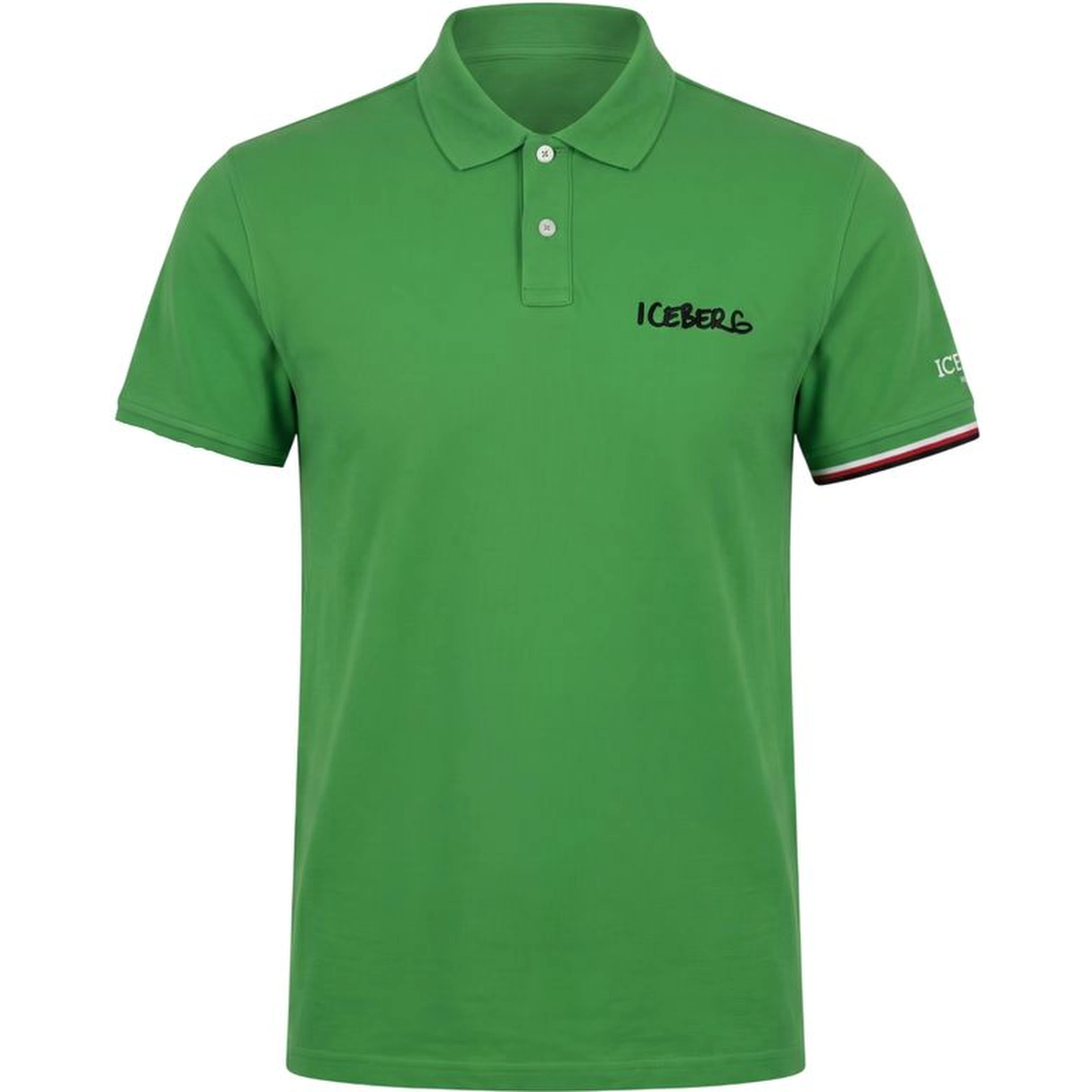 Green Cotton Polo Shirt