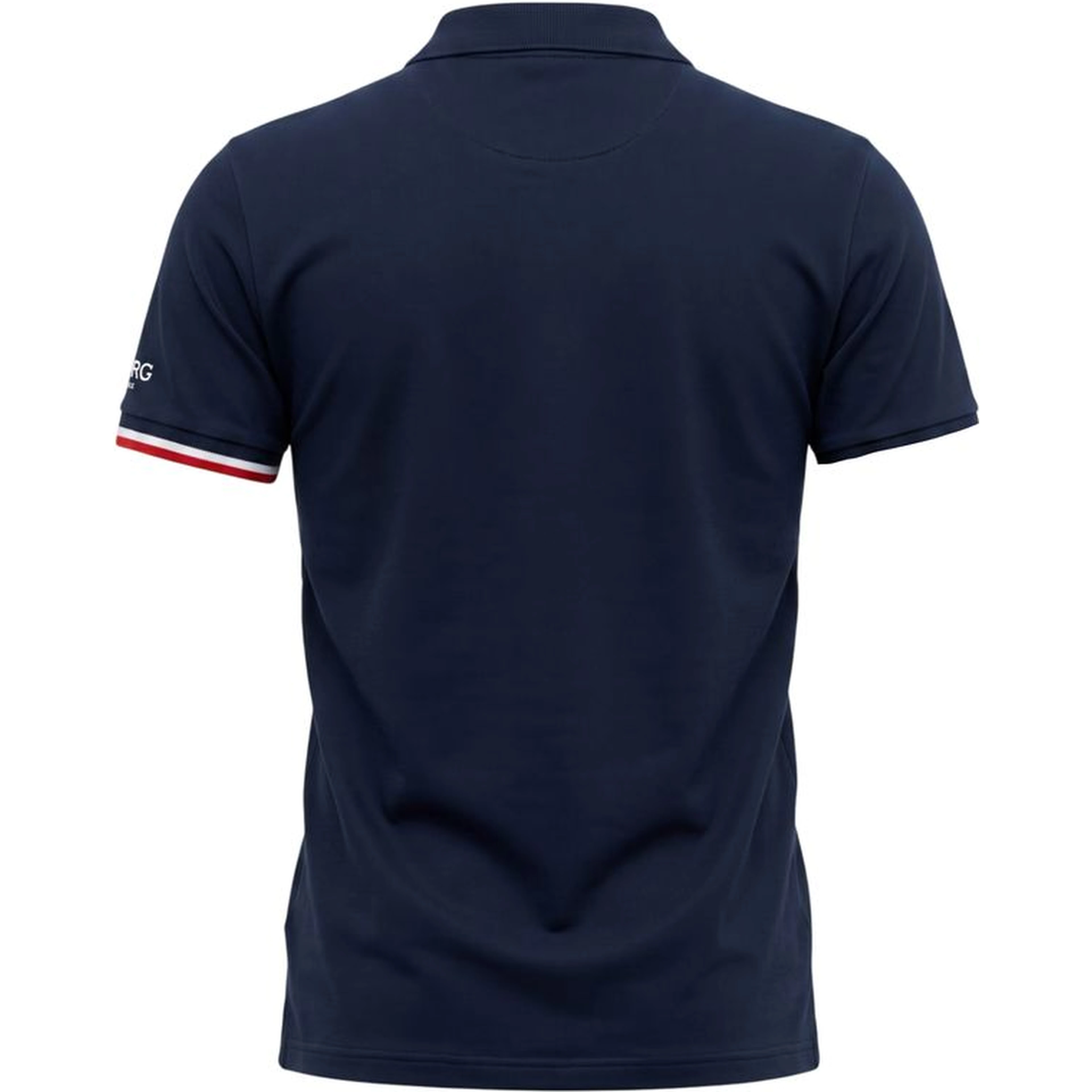Blue Cotton Polo Shirt