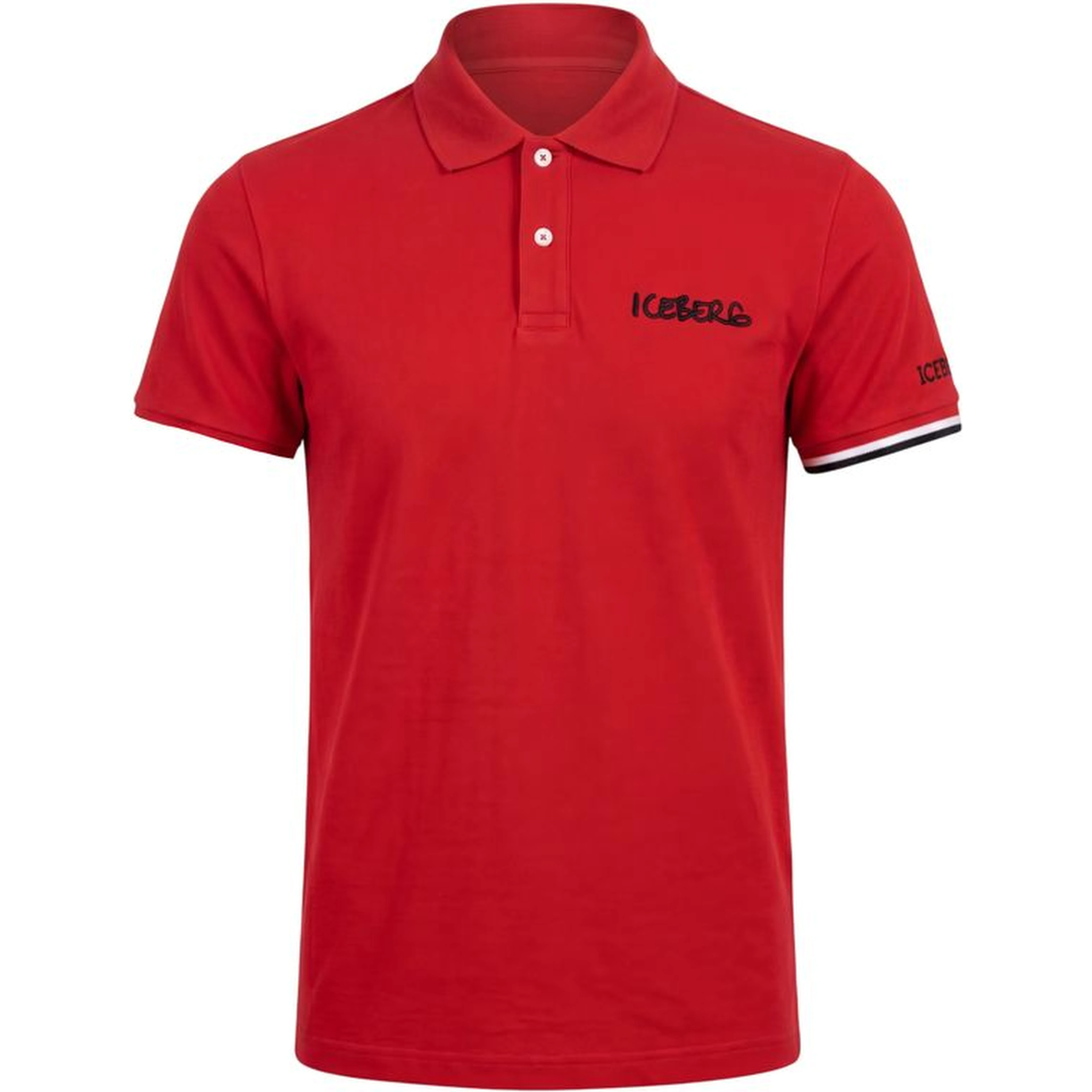 Red Cotton Polo Shirt