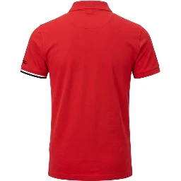 Red Cotton Polo Shirt