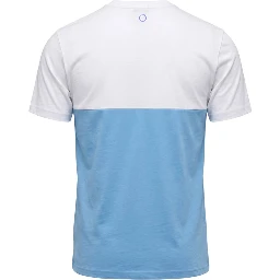 Light Blue Polyester T-Shirt