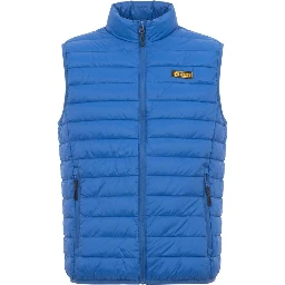 Blue Polyester Jackets & Coat