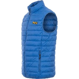 Blue Polyester Jackets & Coat