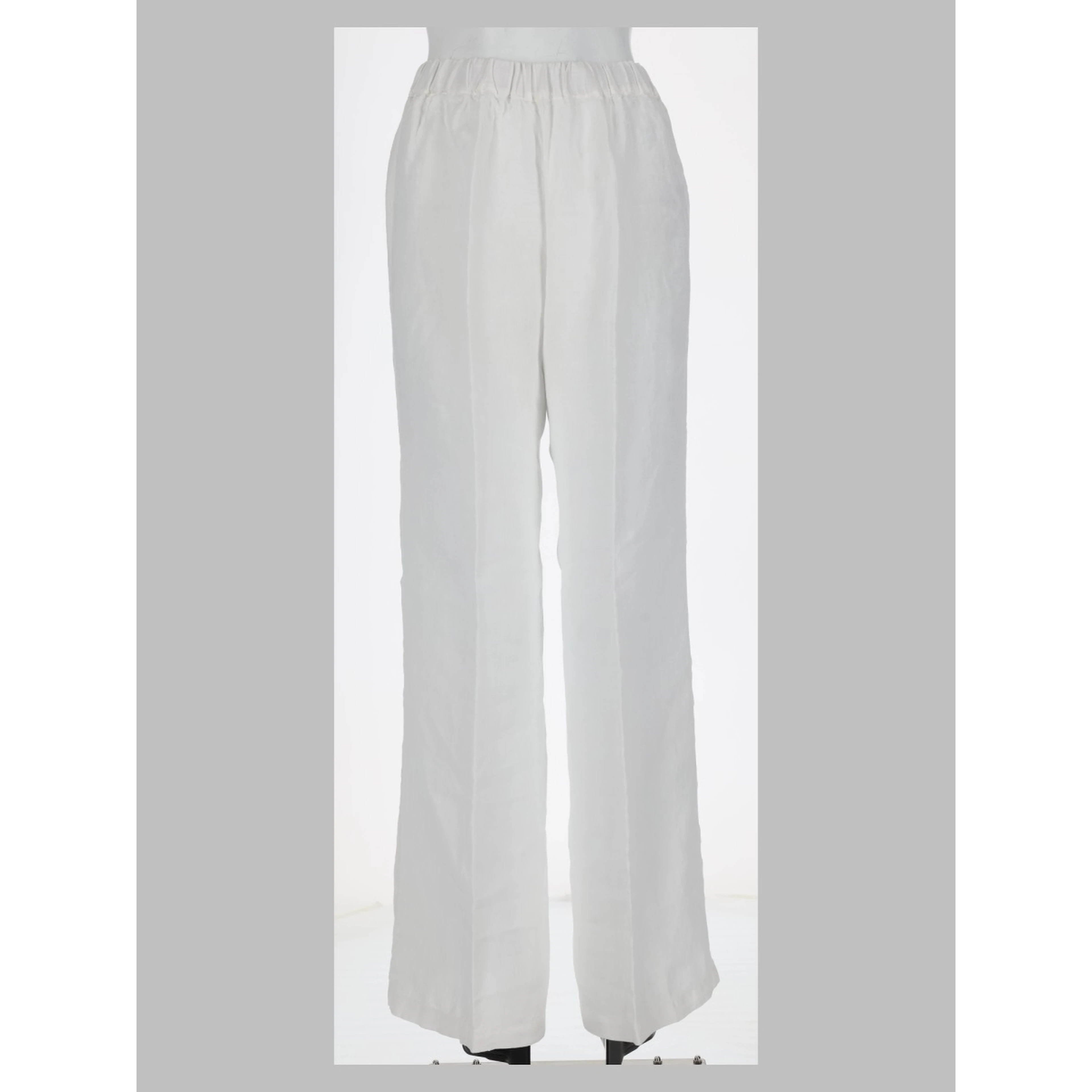 pantalone ampio in lino