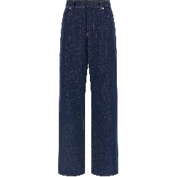 Blue Cotton Jeans Denim