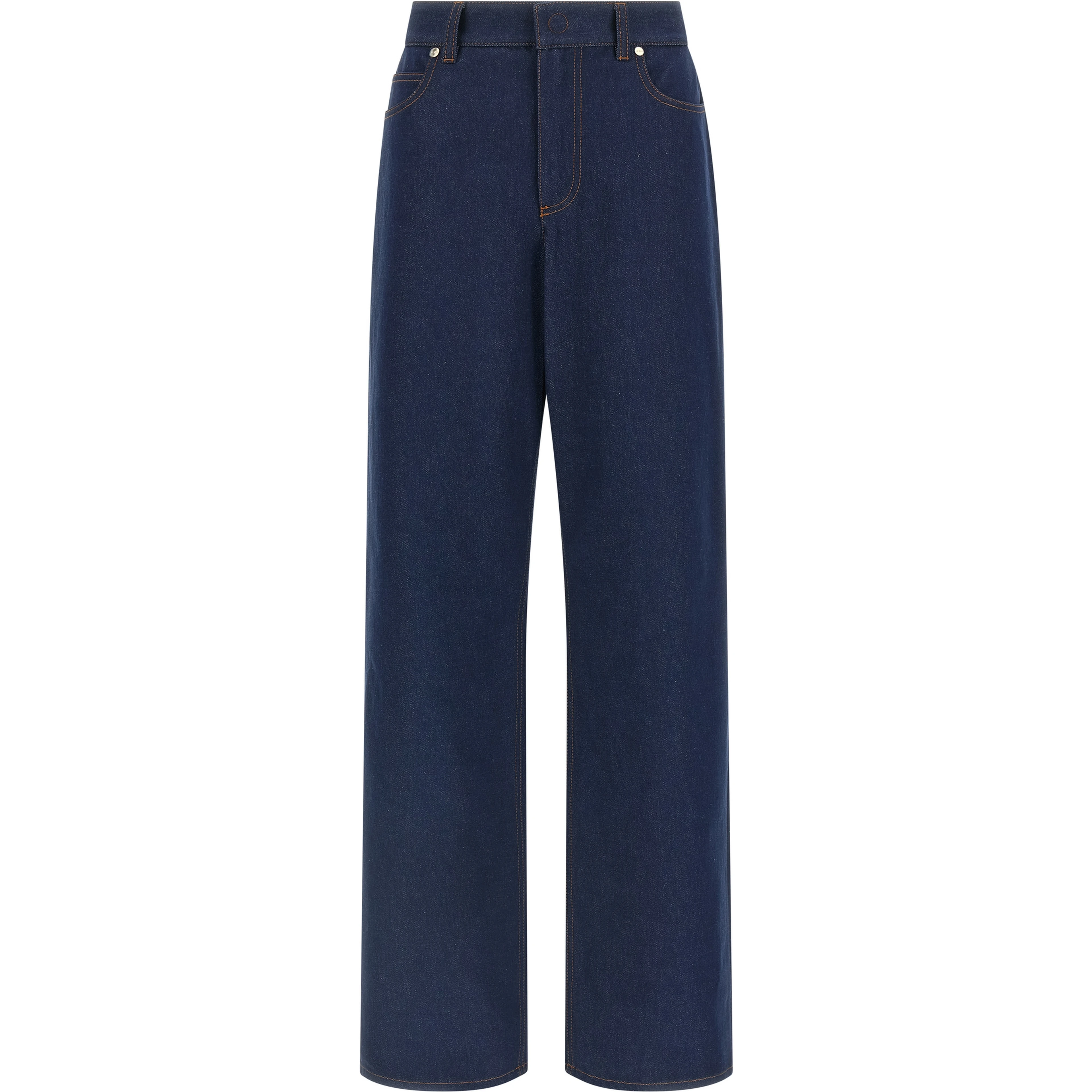 Blue Cotton Jeans Denim