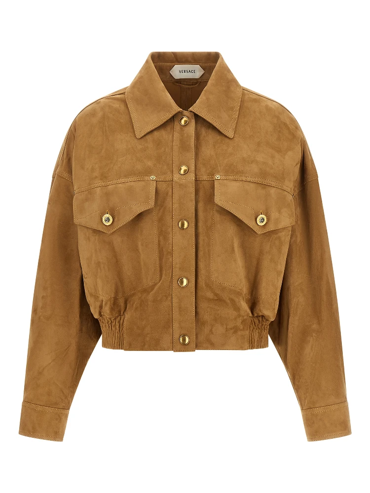 Brown Lamb Leather Leather Jacket