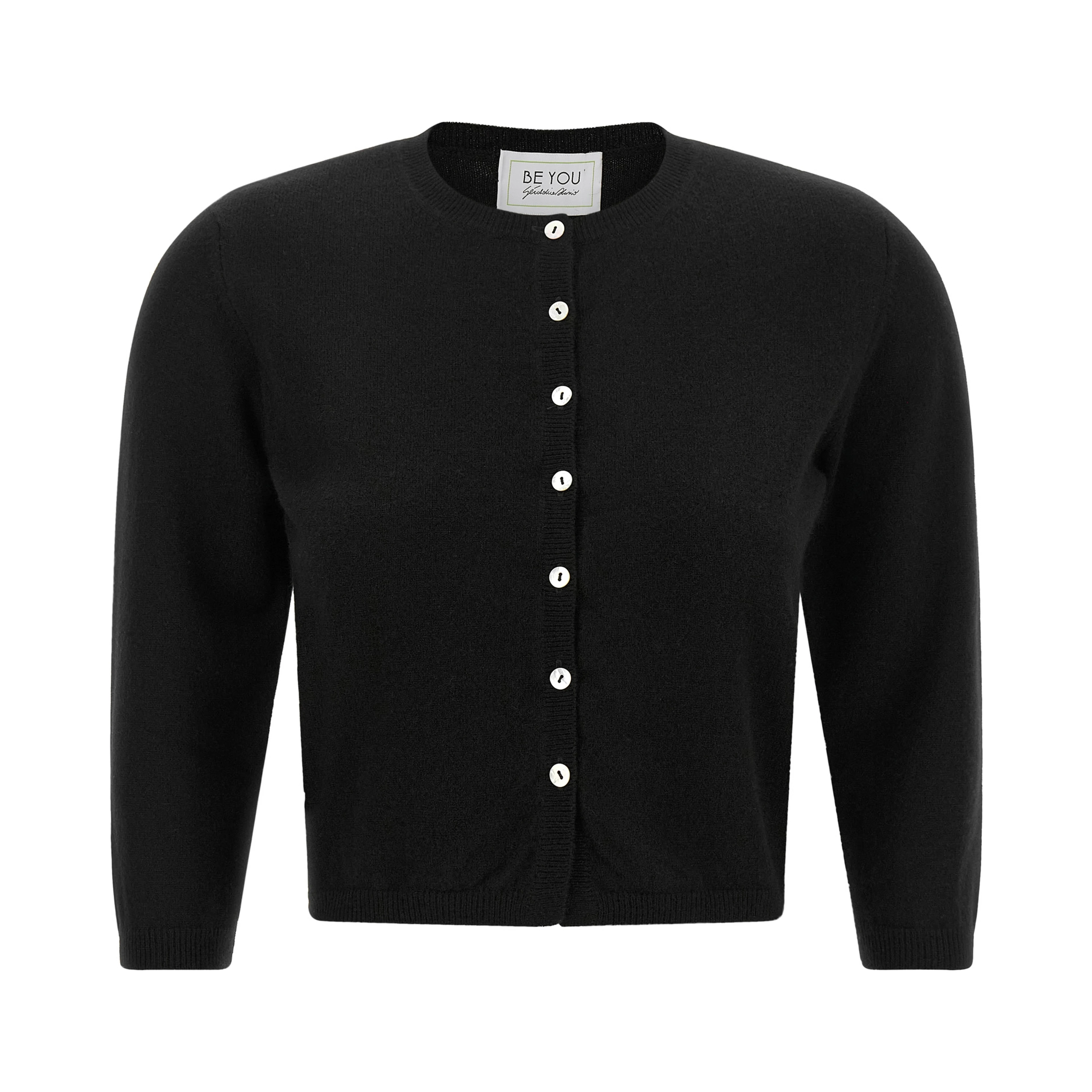 Black Cashmere Cardigan