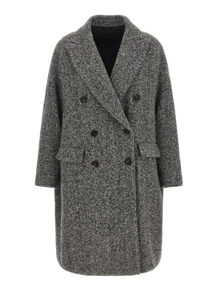 Gray Virgin Wool Coat