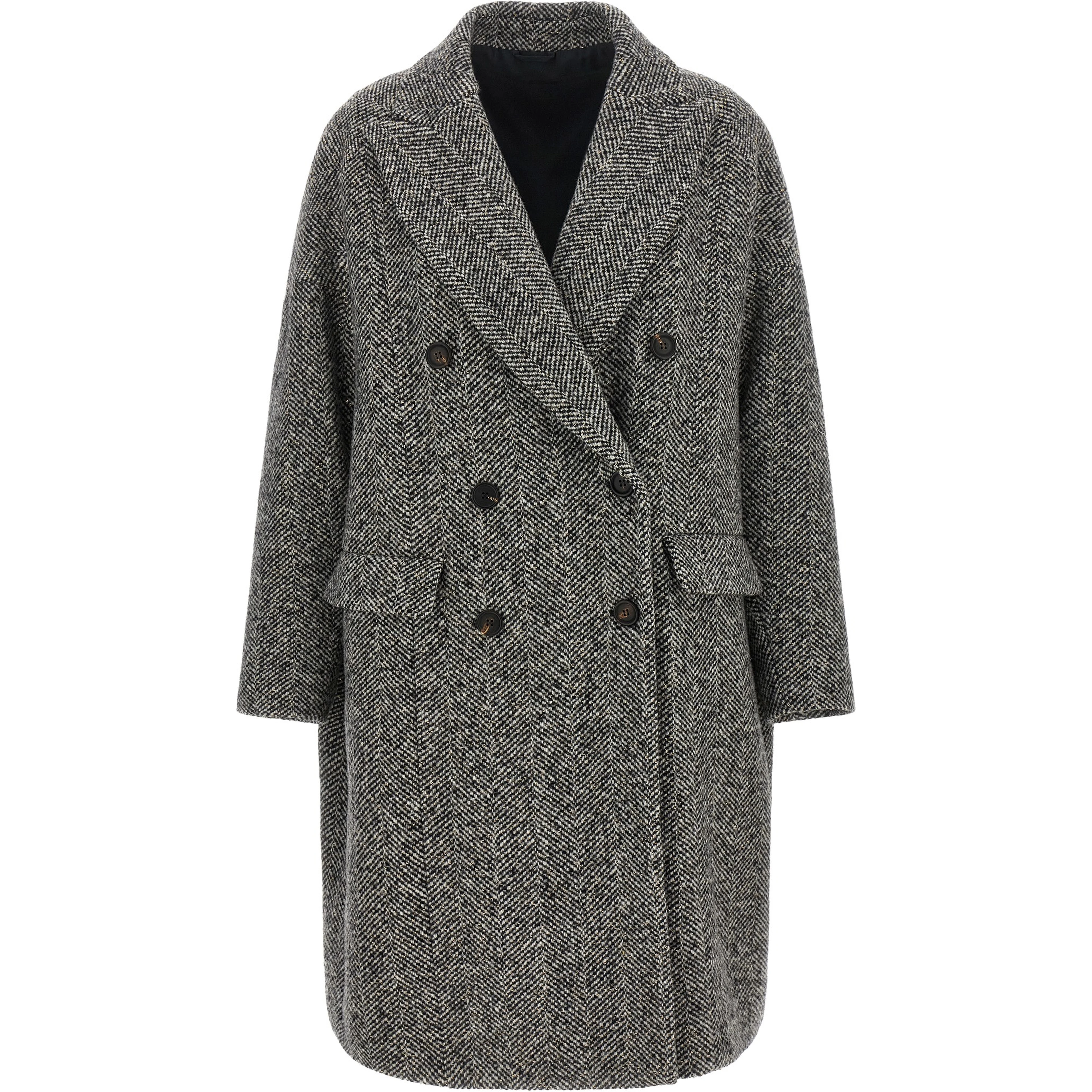 Gray Virgin Wool Coat