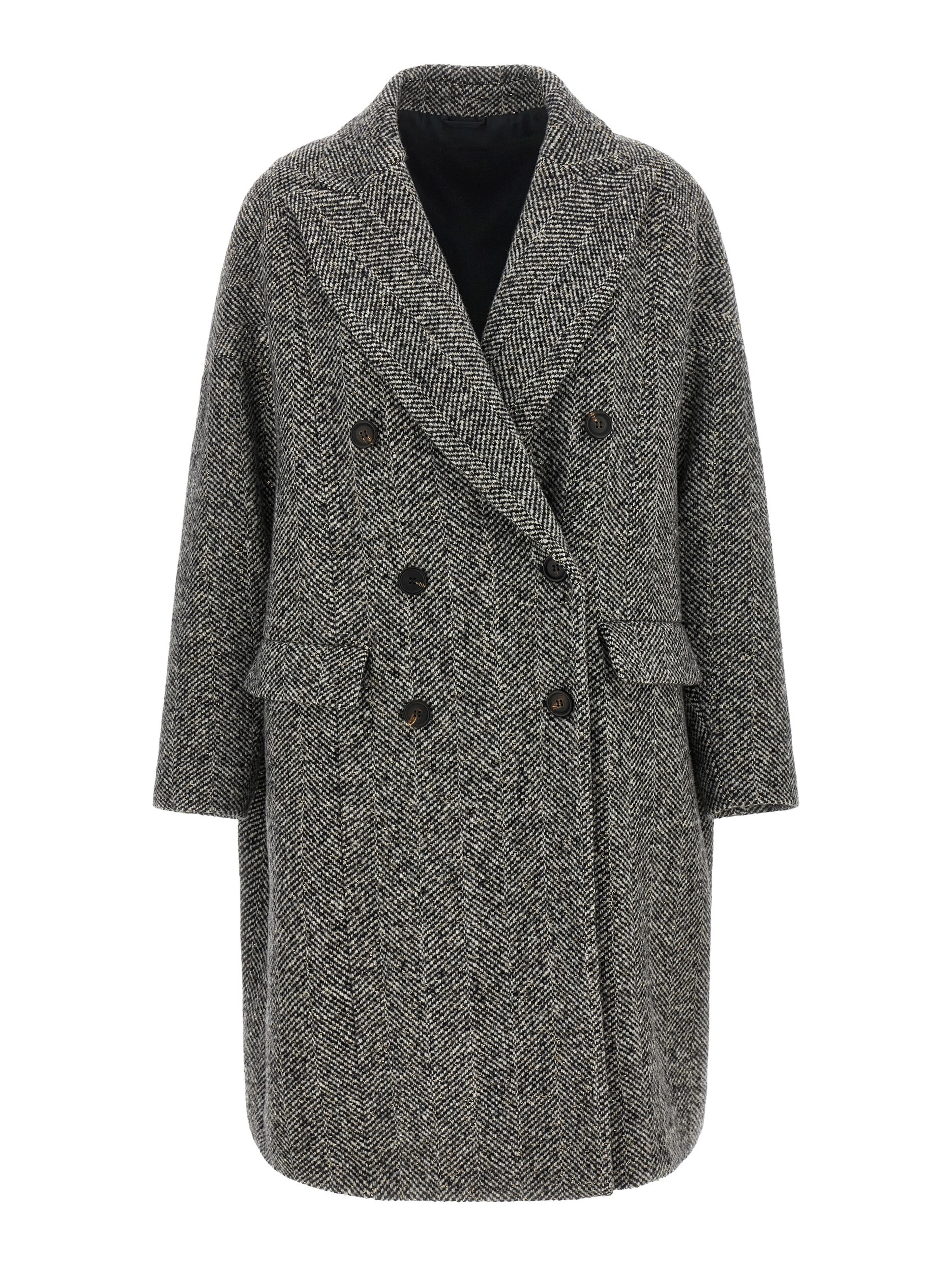 Gray Virgin Wool Coat