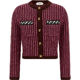 Multicolor Virgin Wool Cardigan