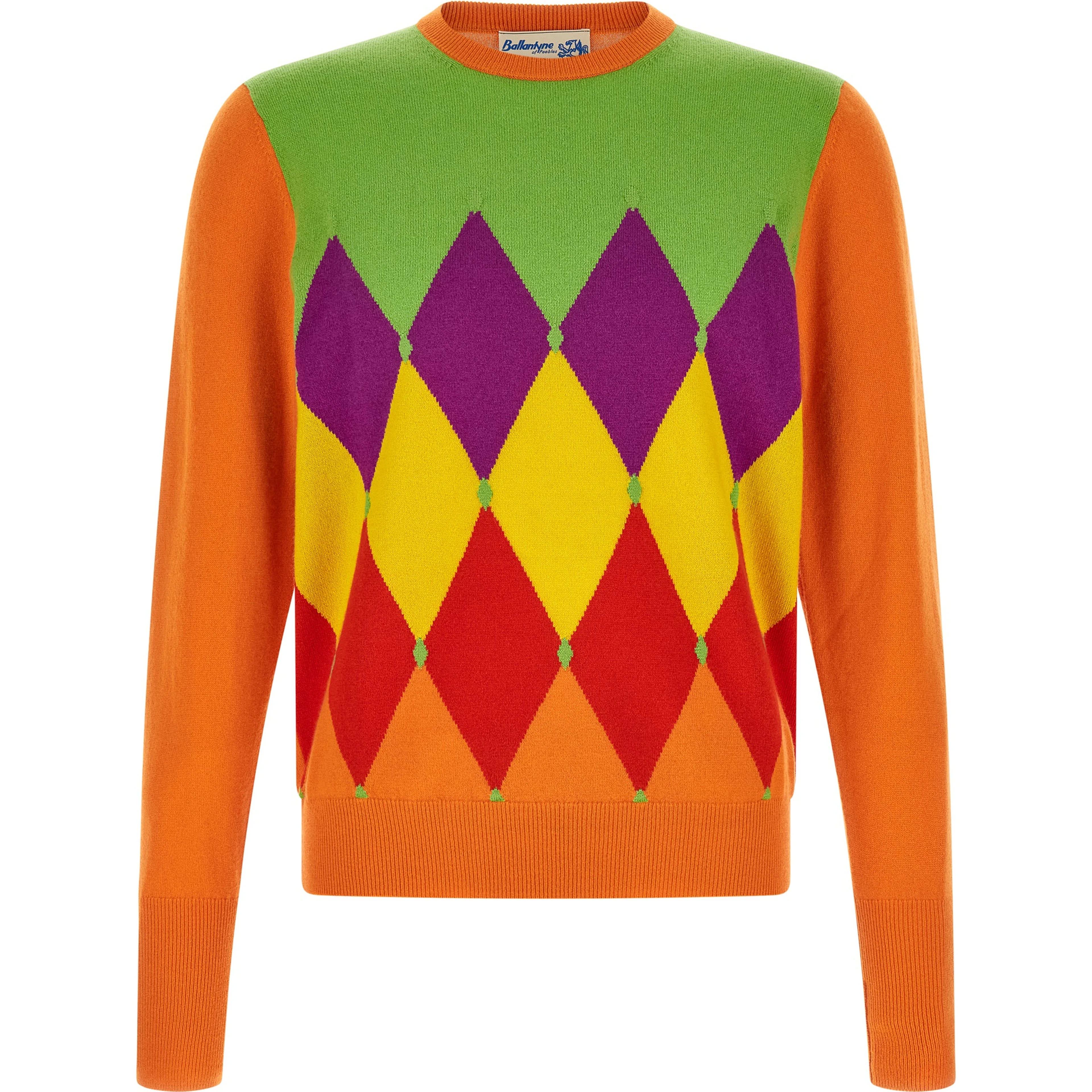 Orange Cashmere Cardigan