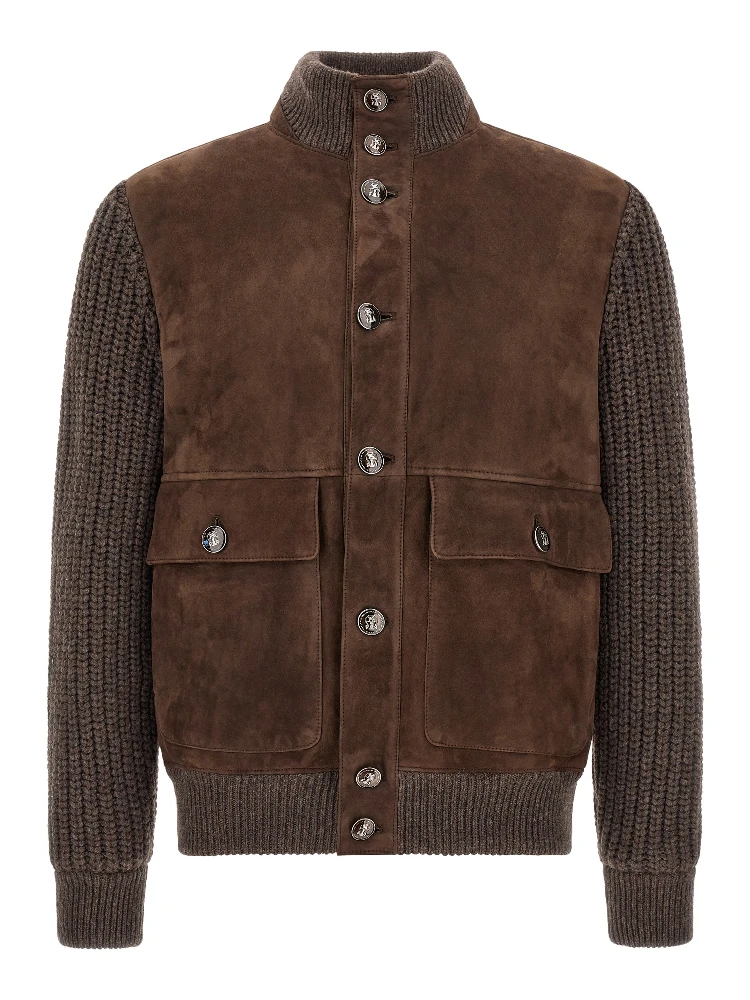 Brown Lamb Leather Leather Jacket