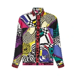 Multicolor Silk Blouse