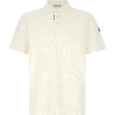 White Cotton Polo Shirt