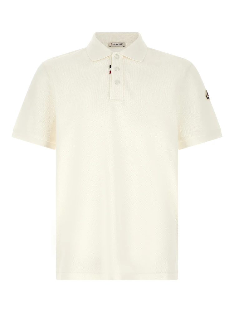 White Cotton Polo Shirt