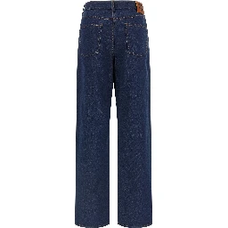 Blue Cotton Jeans Denim