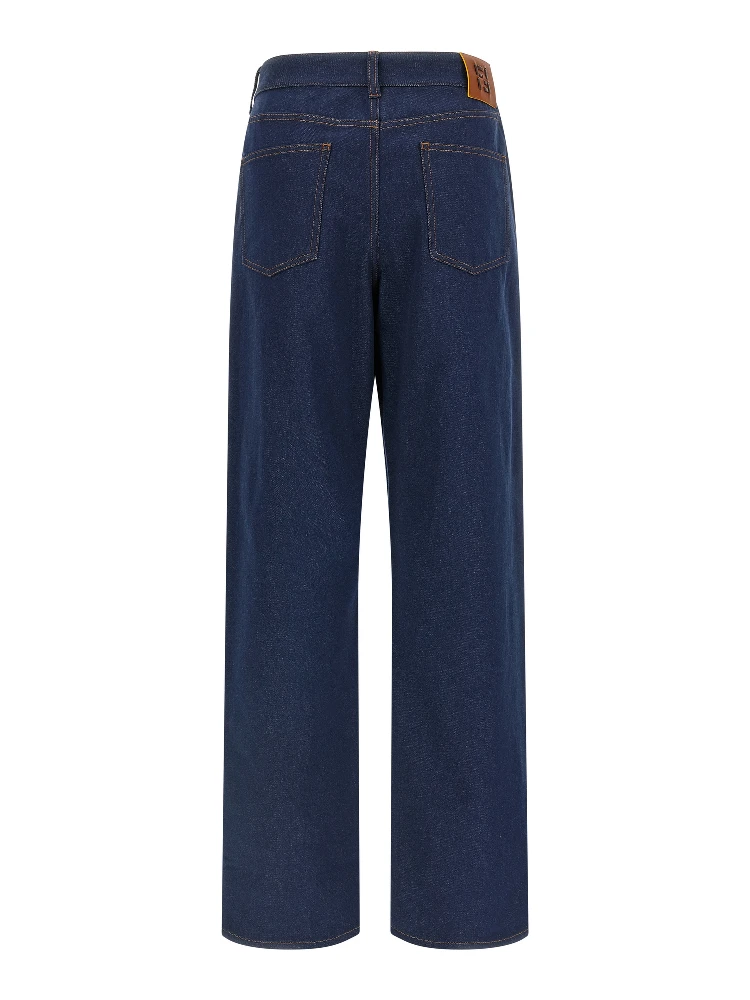 Blue Cotton Jeans Denim alternative