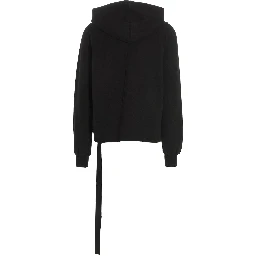Black Cotton Sweatshirt