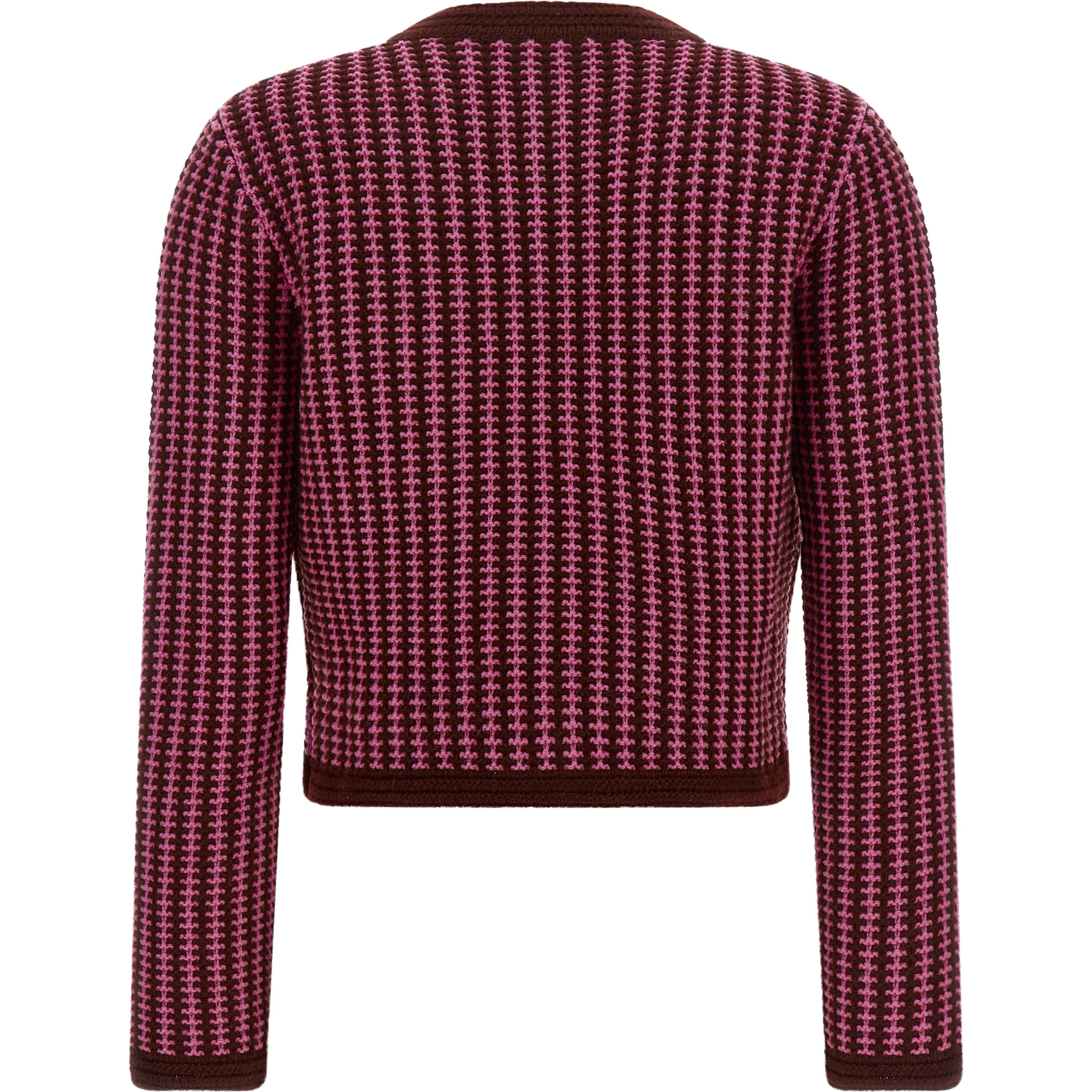 Multicolor Virgin Wool Cardigan