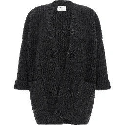 Gray Cashmere Cardigan