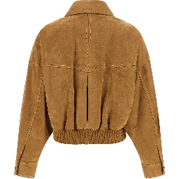 Brown Lamb Leather Leather Jacket