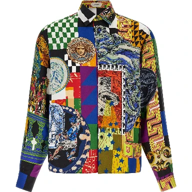 Multicolor Silk Blouse
