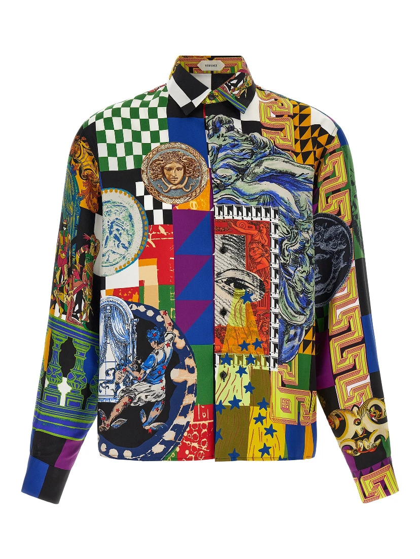 Multicolor Silk Blouse