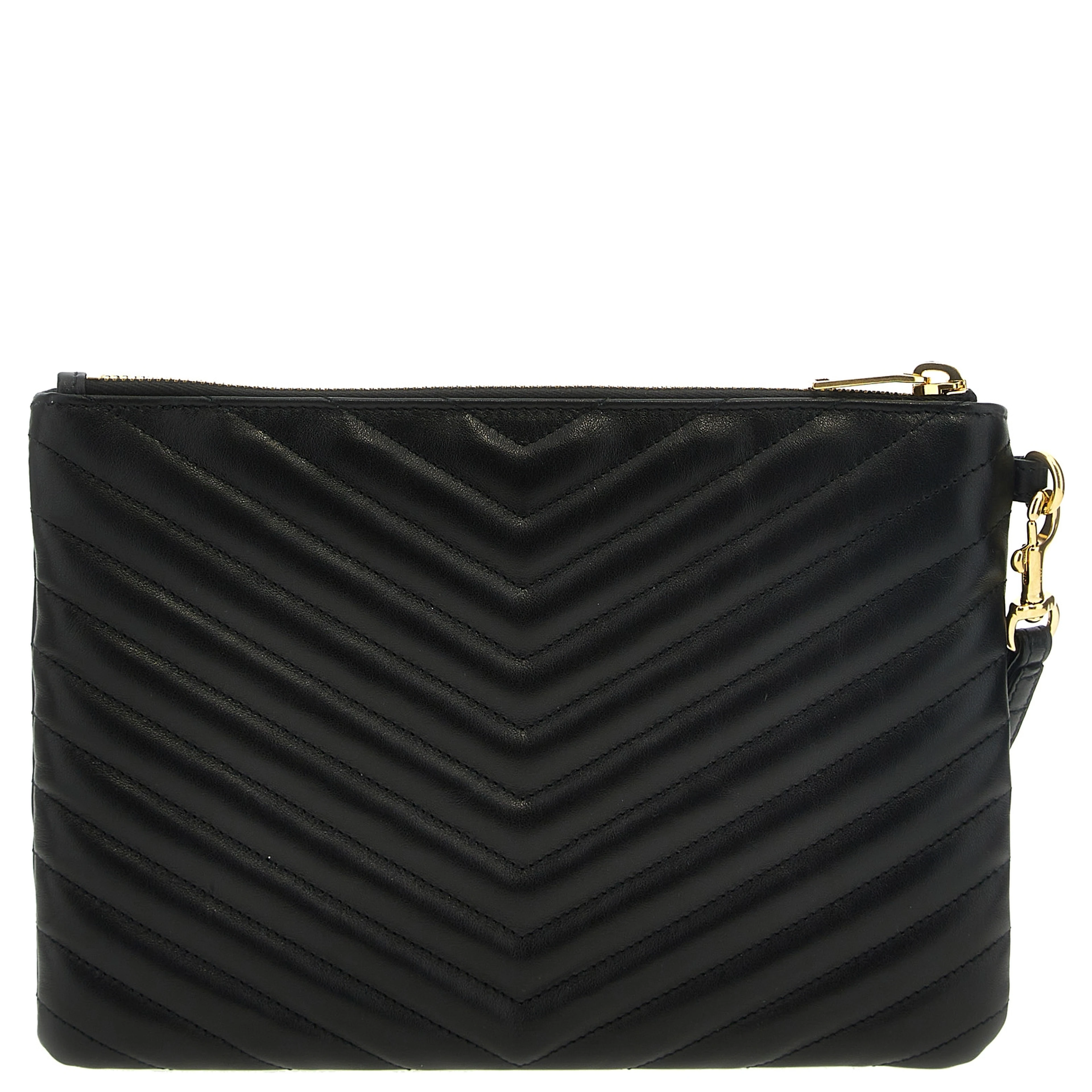 Black Calfskin Clutch Bag