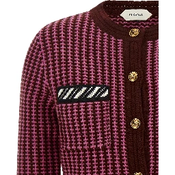 Multicolor Virgin Wool Cardigan