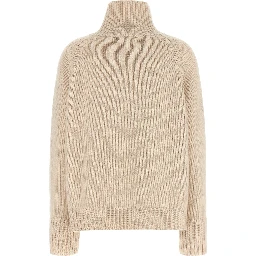 Beige Cashmere Cardigan
