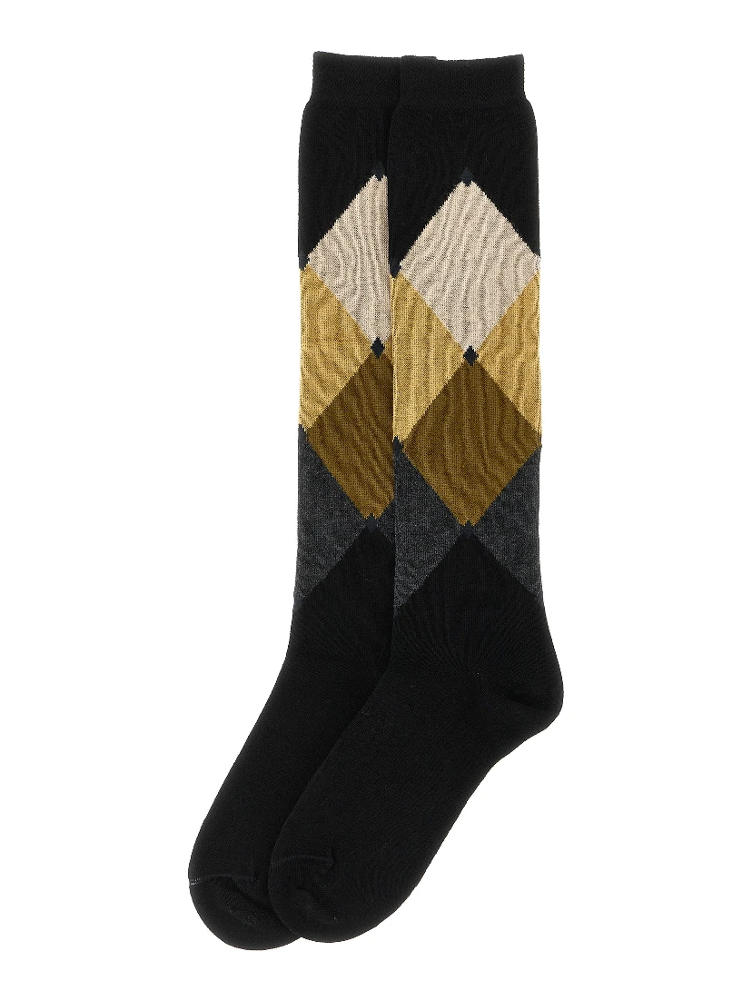 Black Cotton Socks