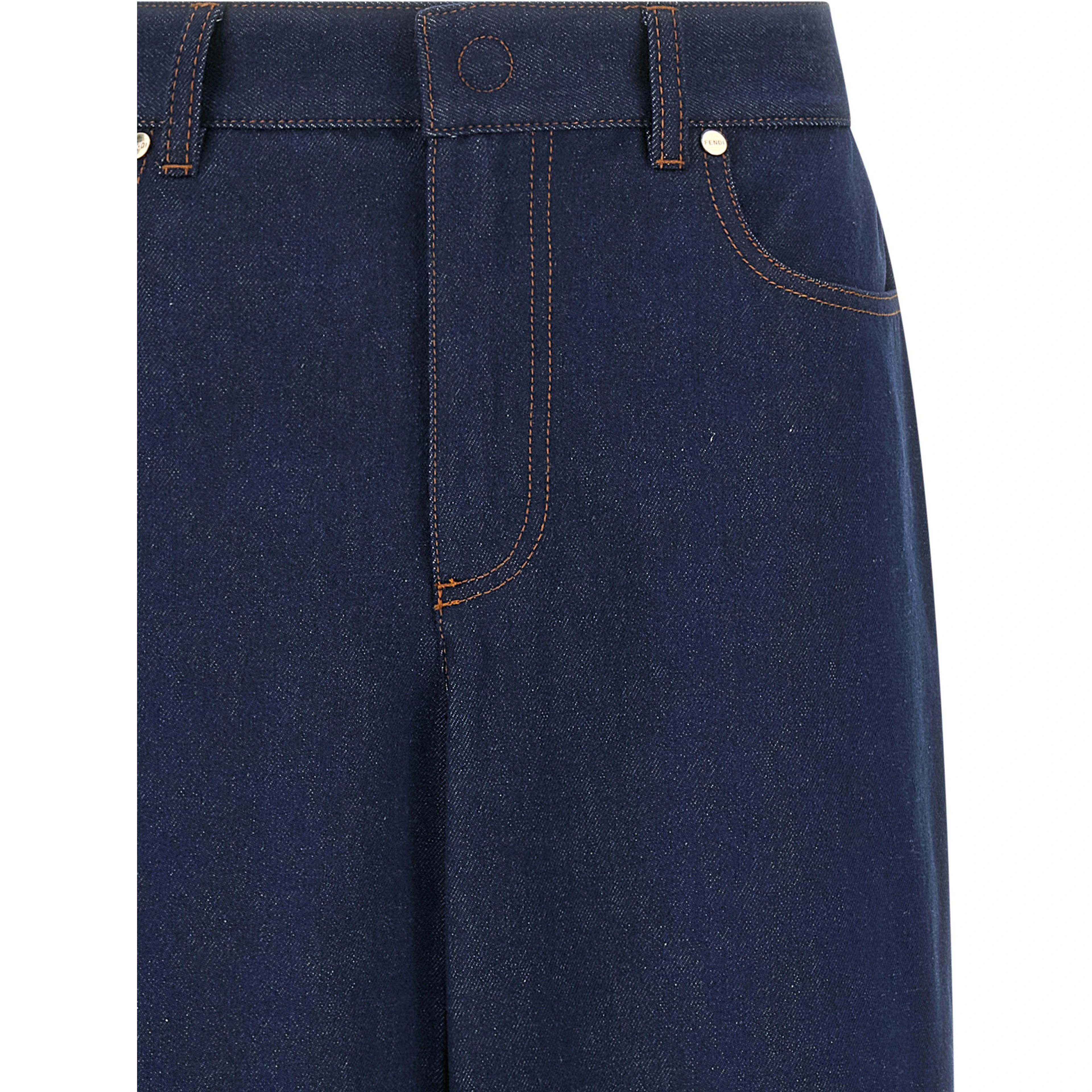 Blue Cotton Jeans Denim