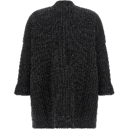 Gray Cashmere Cardigan