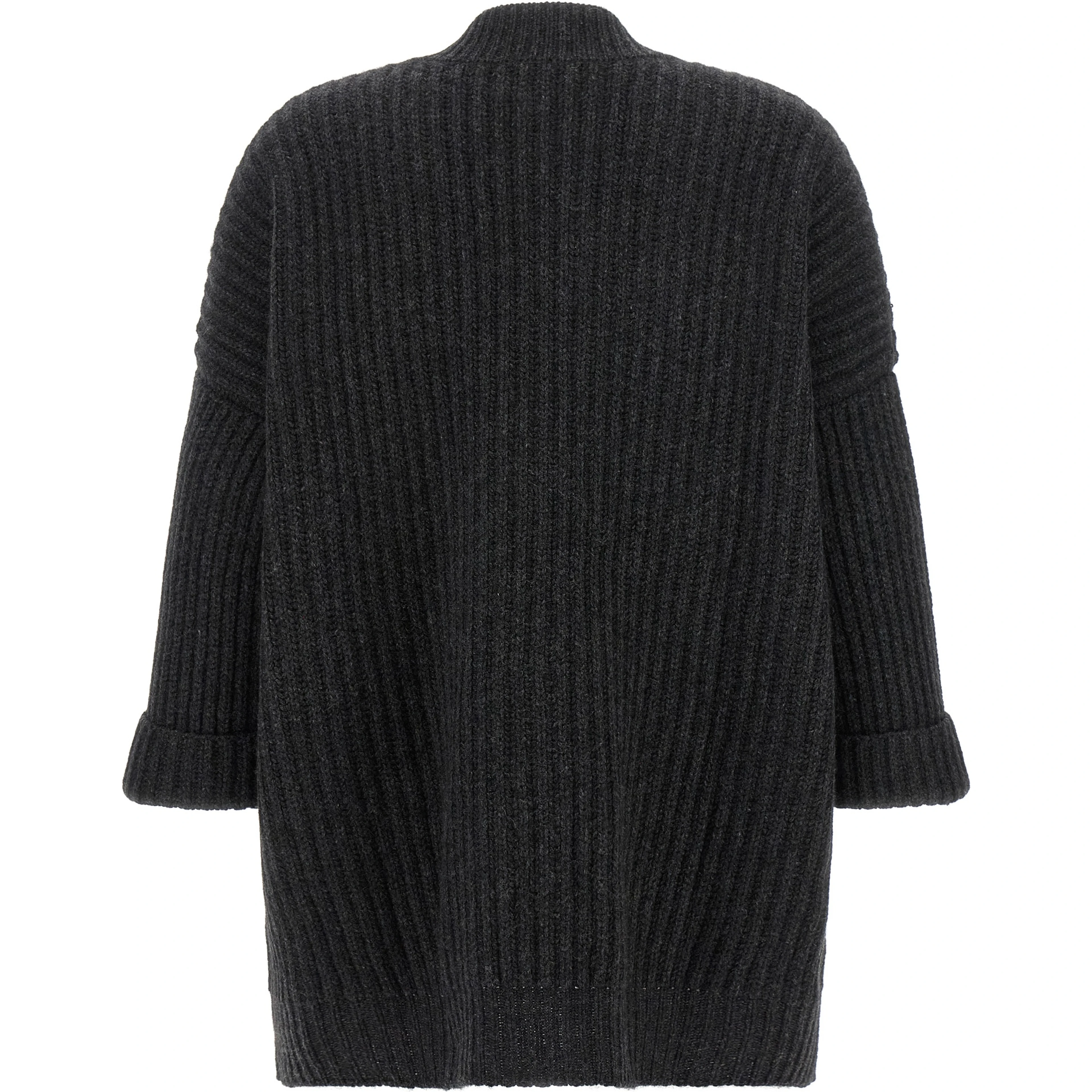 Gray Cashmere Cardigan