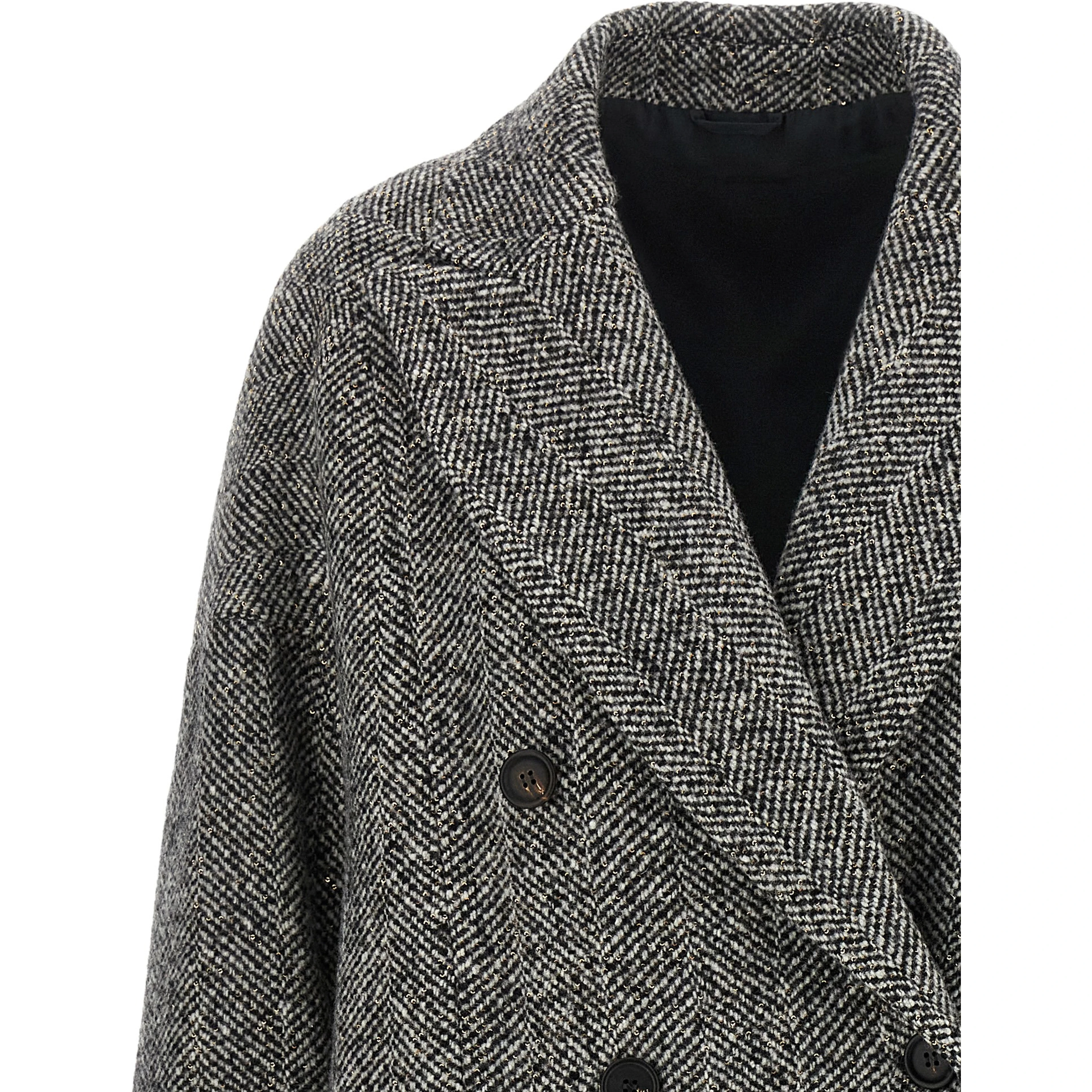 Gray Virgin Wool Coat